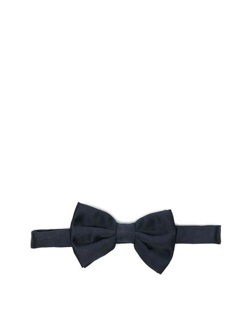 Corneliani Blue Silk Bow Tie for men