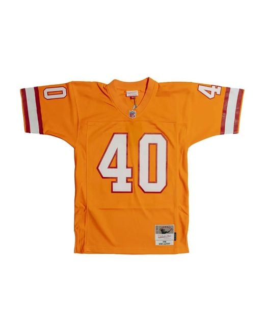 Mitchell & Ness Orange Nfl "Tampa Bay Buccaneer 1996 Mike Alstott" Jersey for men