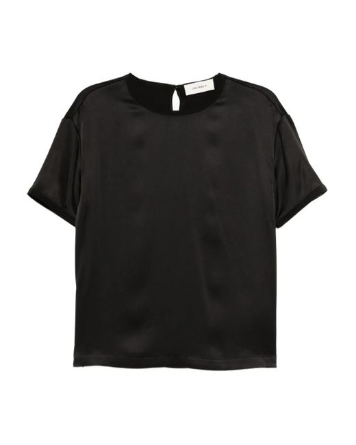 Top Con Maniche Corte di Lisa Yang in Black