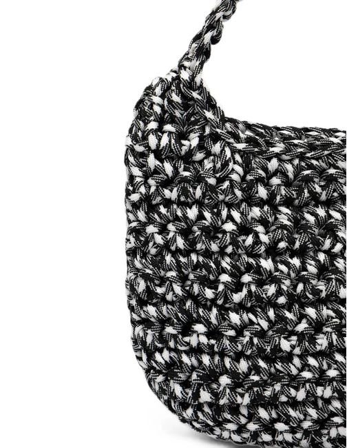 Borsa Tote Con Nodo di Samsøe & Samsøe in Black
