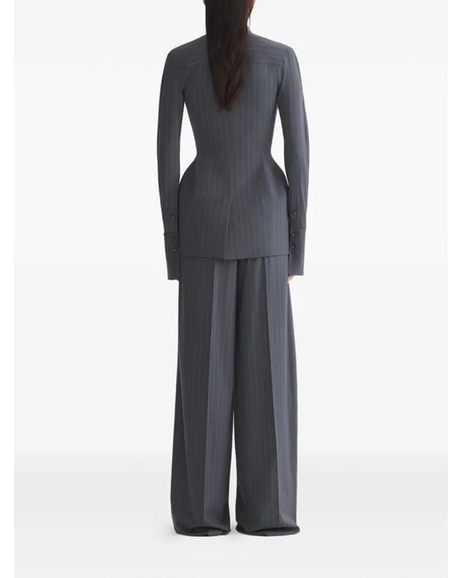 Mugler Black Pinstripe Jacket