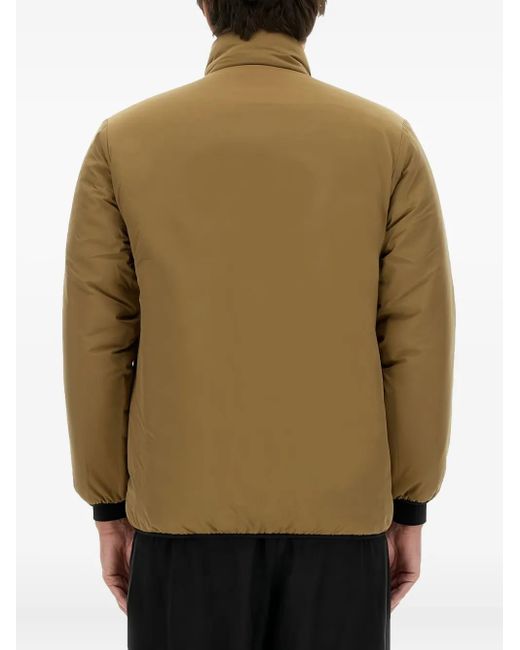 South2 West8 Natural Logo-Patch Zip Jacket for men
