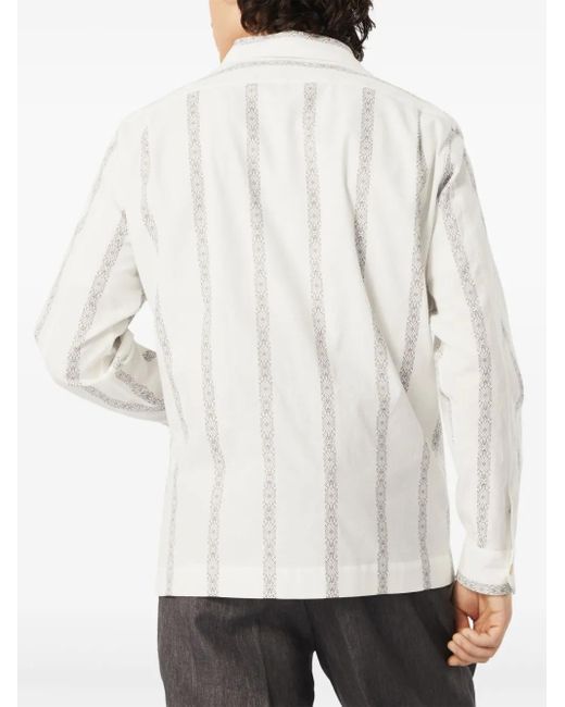 メンズ Brunello Cucinelli Easy Fit シャツ White