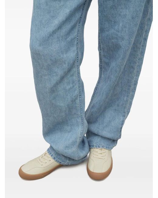 The Row Natural Canvas Sneakers
