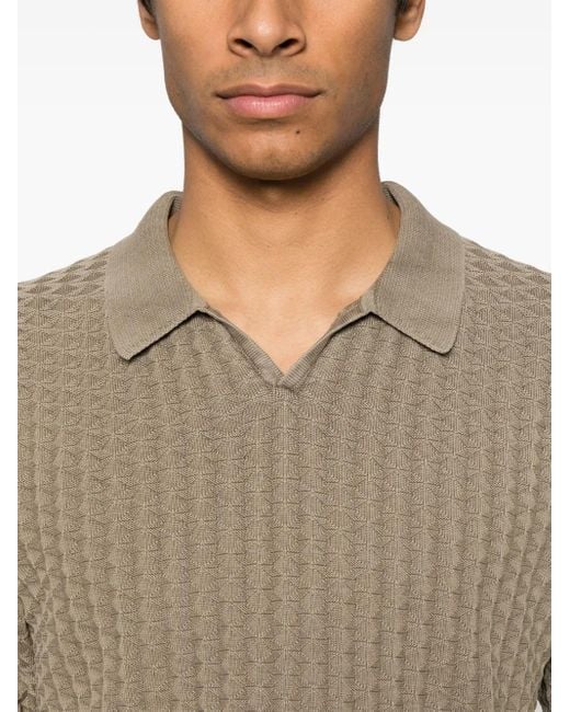 Polo de punto Boglioli de hombre de color Green