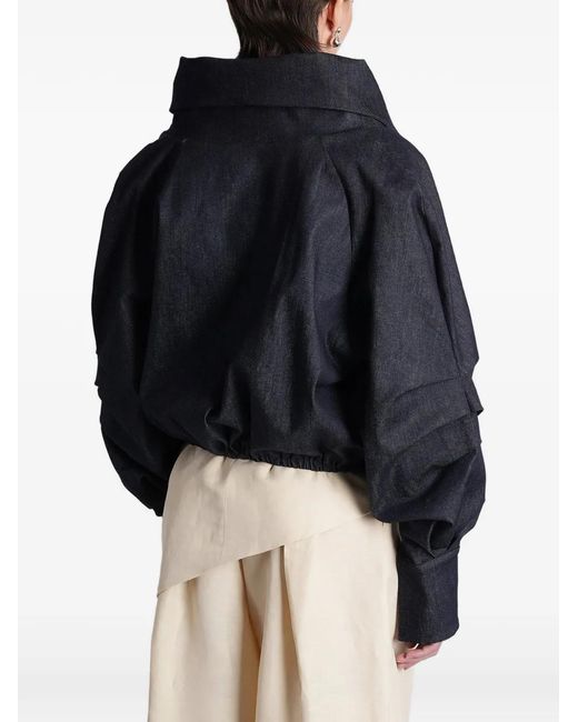 BATAKOVIC Belgrade Blue Funnel-Neck Denim Jacket