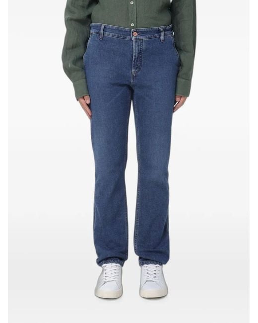 Jeckerson Blue Slim-Fit Stretch-Denim Jeans for men