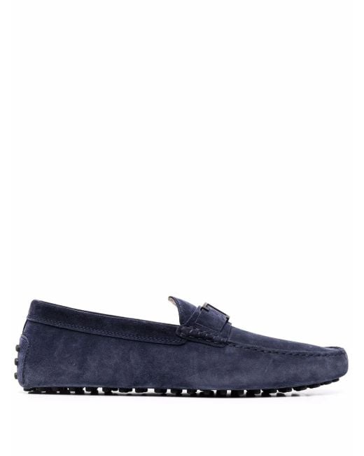 Tod's Blue City Gommino Loafers for men