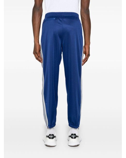 Pantalon de jogging à bandes satinées Needles pour homme en coloris Blue