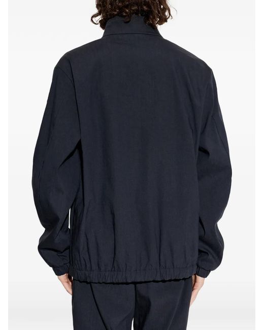 Moncler Blue Bonavent Zipped Windbreaker Jacket for men