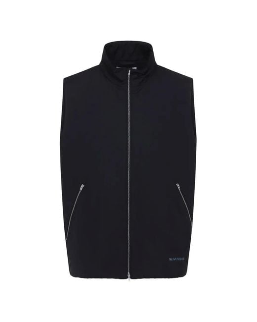 Chaleco Con Logo Estampado Jil Sander de hombre de color Blue