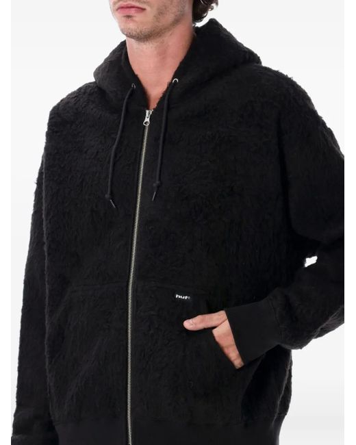 Huf Black Corso Full-Zip Hooded Jacket
