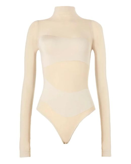 Wolford White Long-Sleeve Body