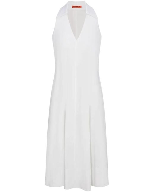 Simon Miller White Nava Poplin Midi Dress