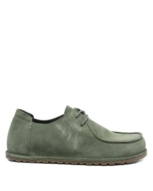 Birkenstock Suède Leren Bootschoenen Met Veters in het Green voor heren