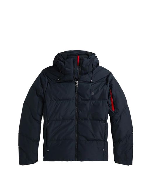 Polo Ralph Lauren Blue Hooded Padded Jacket for men