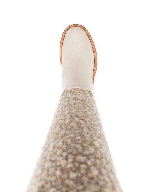 Roberto Festa White Tannery 75Mm Leather Boots