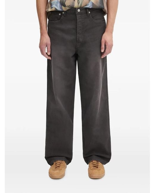Visvim Black Straight-Leg Trousers for men