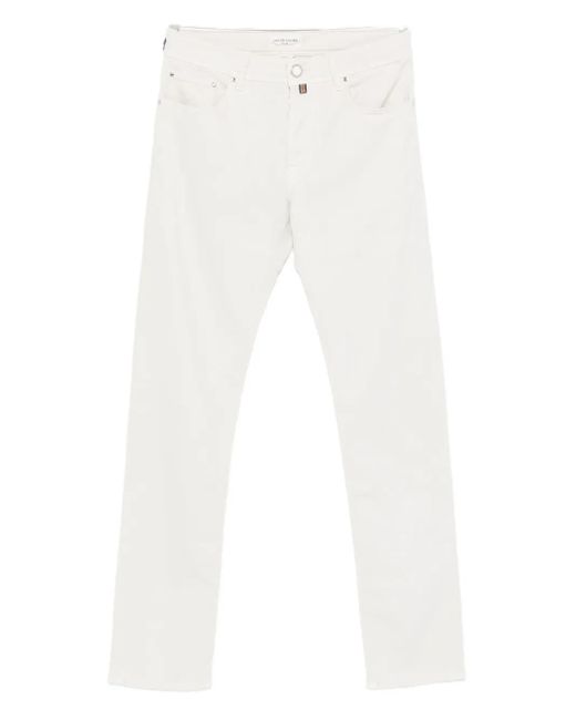 Jacob Cohen Broek Met Vijf Zakken in het White voor heren