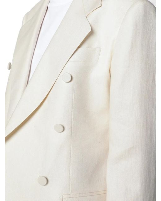 Tagliatore Natural Double-Breasted Blazer