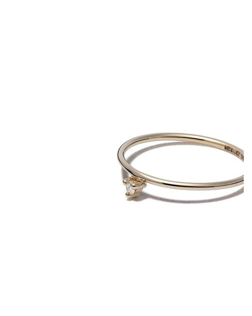 Mizuki White 14Kt Single Diamond Ring