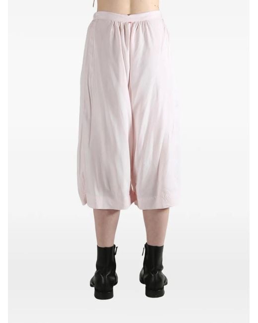 Casey Casey Pink Drawstring Cropped Trousers