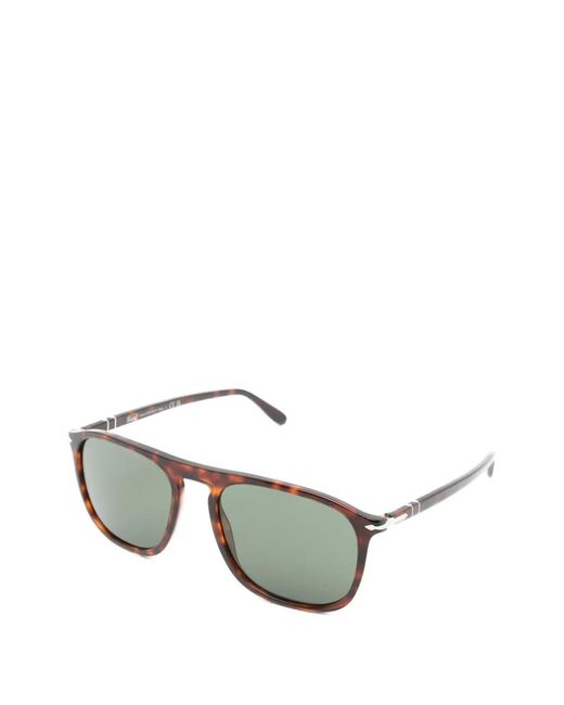 Persol Green Lunettes De Soleil À Effet Écailles De Tortue