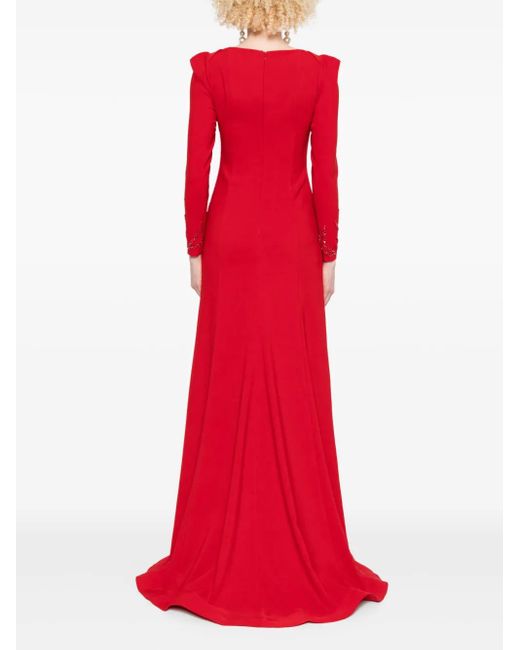 Cristallini Red Teresa Dress