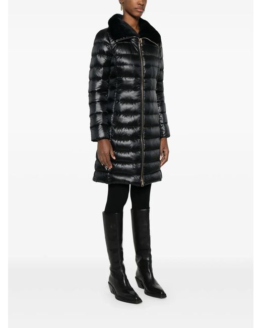 Herno Black Coats & Jackets