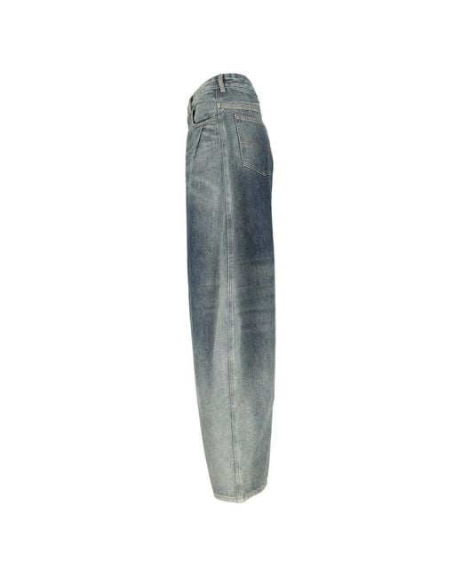 DIESEL Blue D-Khelz-S Faded-Effect Jeans