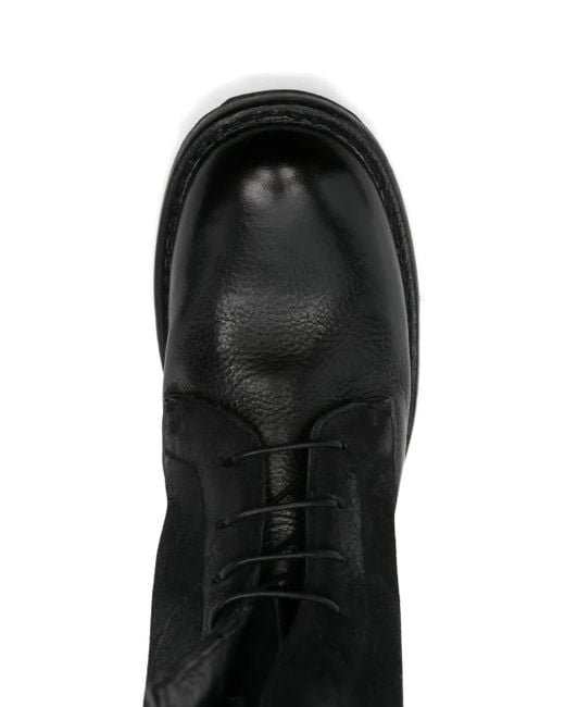 Stivali Rick Stringati di Moma in Black