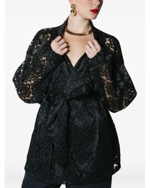 Lethicia Bronstein ベルテッド ジャケット Black