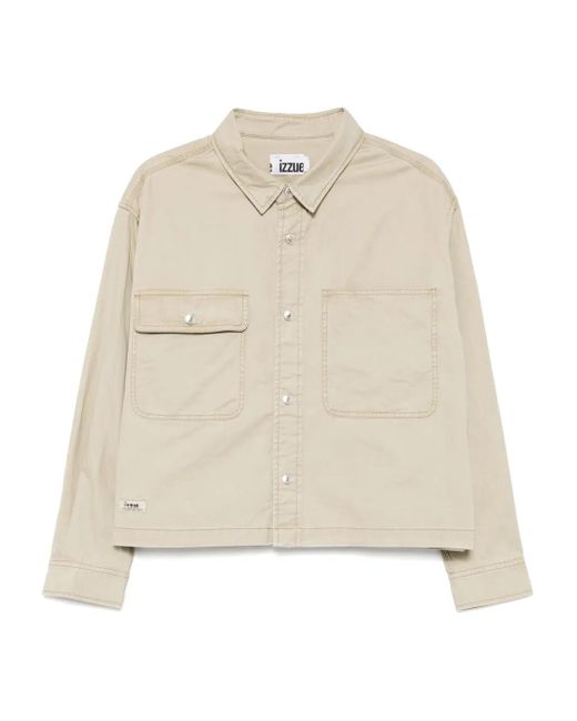 Izzue ロングスリーブ シャツ Natural