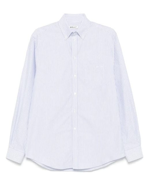Bally White Striped Shirt for men