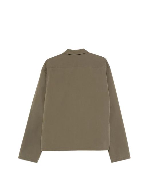 Song For The Mute Green Logo-Patch Jacket for men