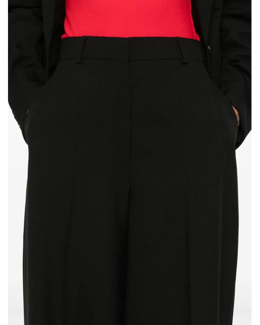Stella McCartney Black Wide-Leg Trousers