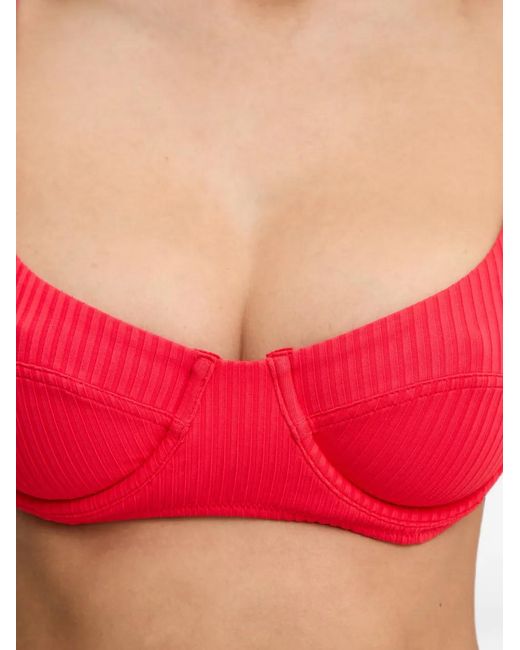 Melissa Odabash Ribbed Underwired Bikini Top