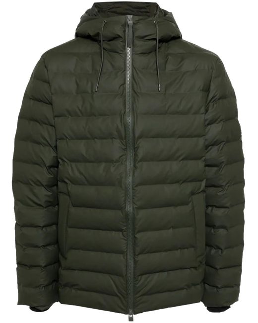 Rains Lohka フーデッド パデッドジャケット Green
