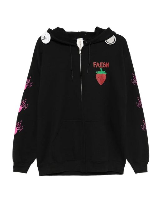 WESTFALL Black Graphic-Print Hoodie