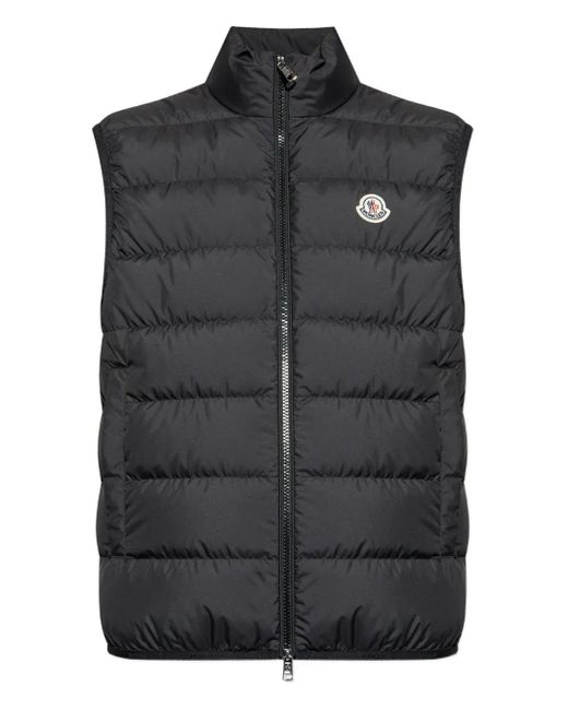 Vests di Moncler in Black da Uomo