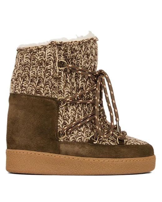 Bottines Nowla Isabel Marant en coloris Brown