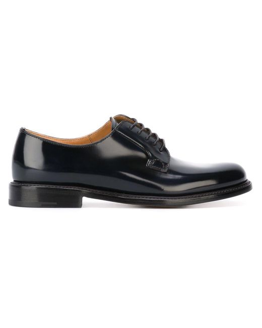 Church's Blue Classic Derby Shoes