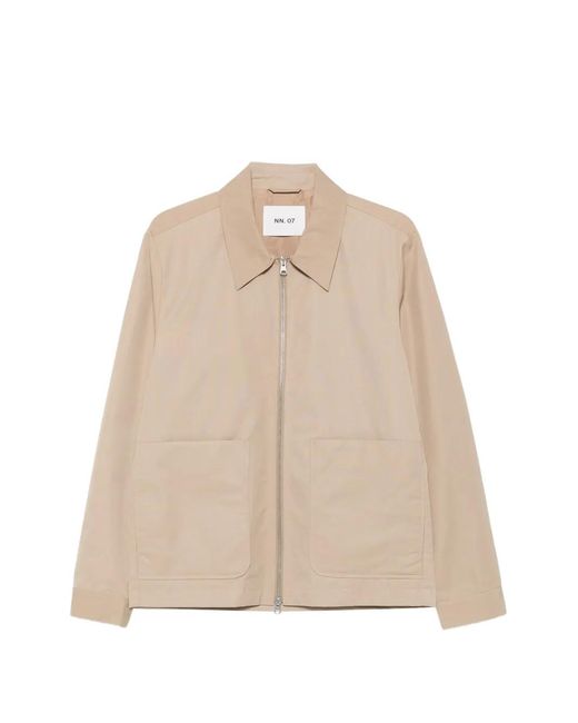 NN07 Natural Gael Zip-Fastening Jacket for men