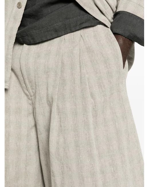 Our Legacy White Split Shorts for men