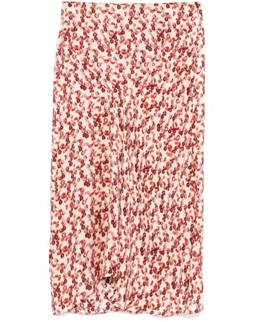 Isabel Marant Red Lisanne Jupe