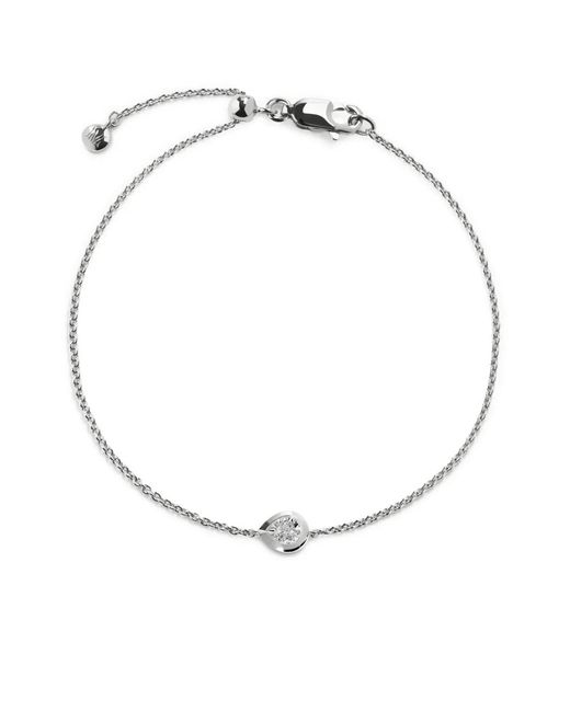 Monica Vinader White Pear Diamond Bracelet