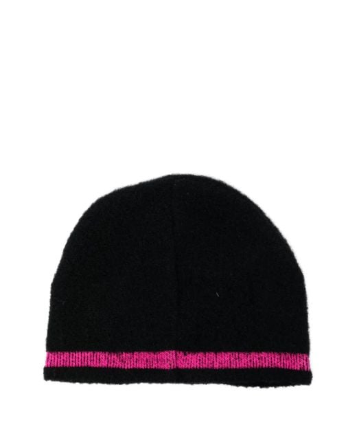 Chopova Lowena Black Cyber Butterfly Beanie
