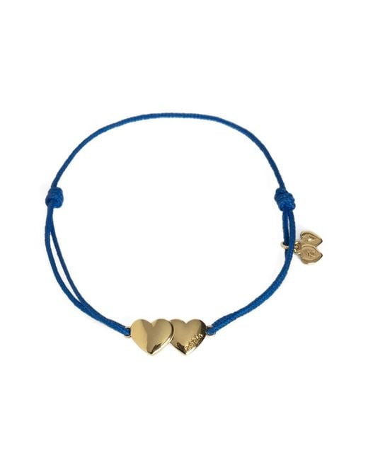 Zadig & Voltaire Blue Link Heart Bracelet