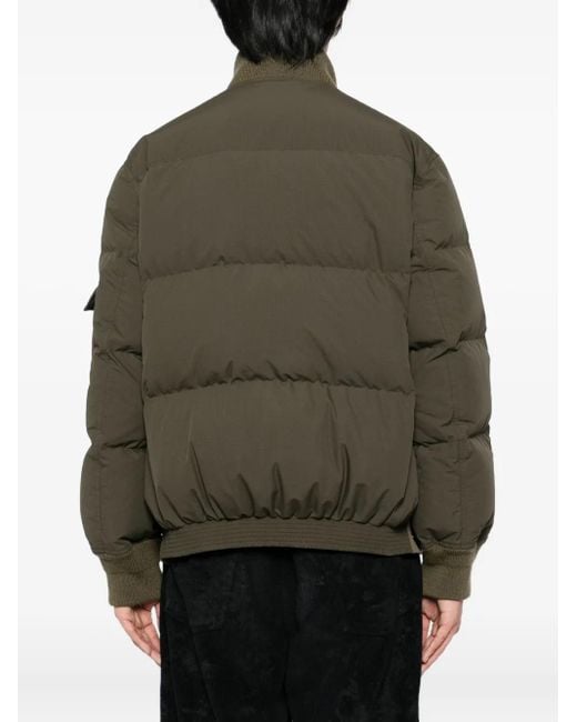 Sacai Green Ripstop Down Jacket for men