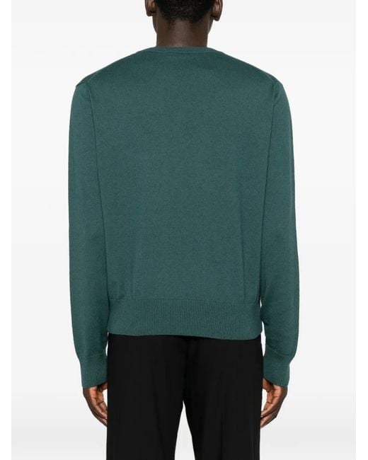 Vivienne Westwood Green Alex Orb-Embroidered Sweater for men